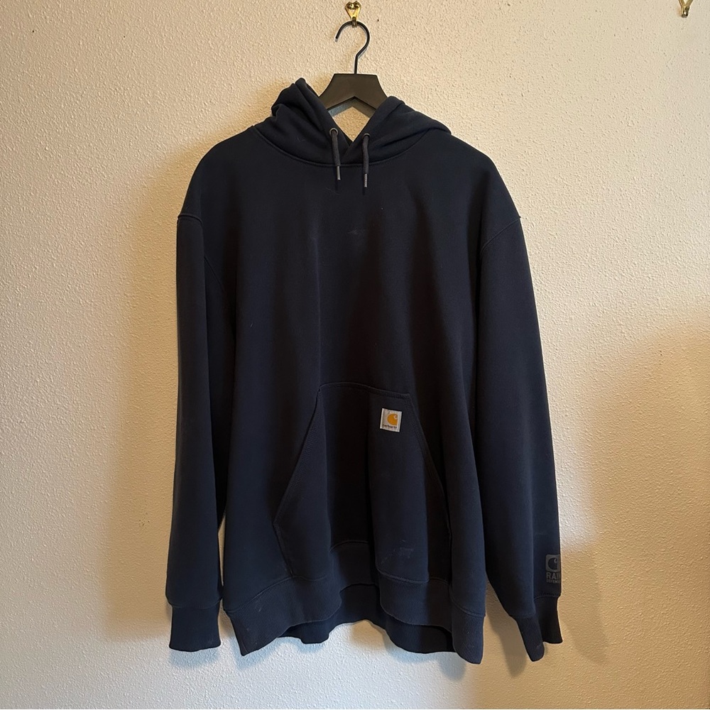 Carhartt Men's Navy Hoodie